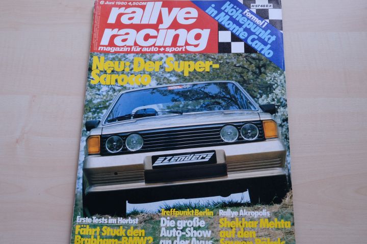 Deckblatt Rallye Racing (06/1980)